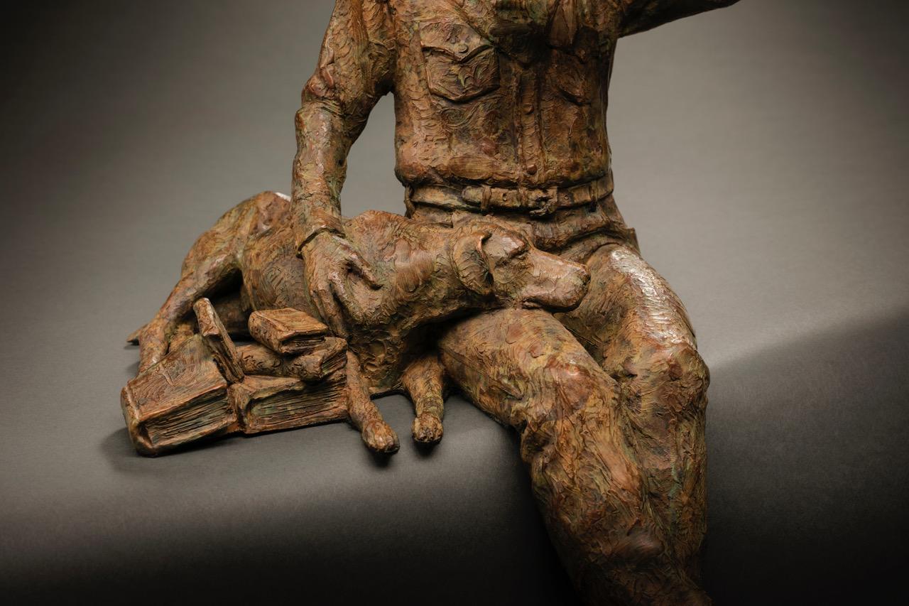 Becario de la Litera - Sculpture Realista de Curt Mattson