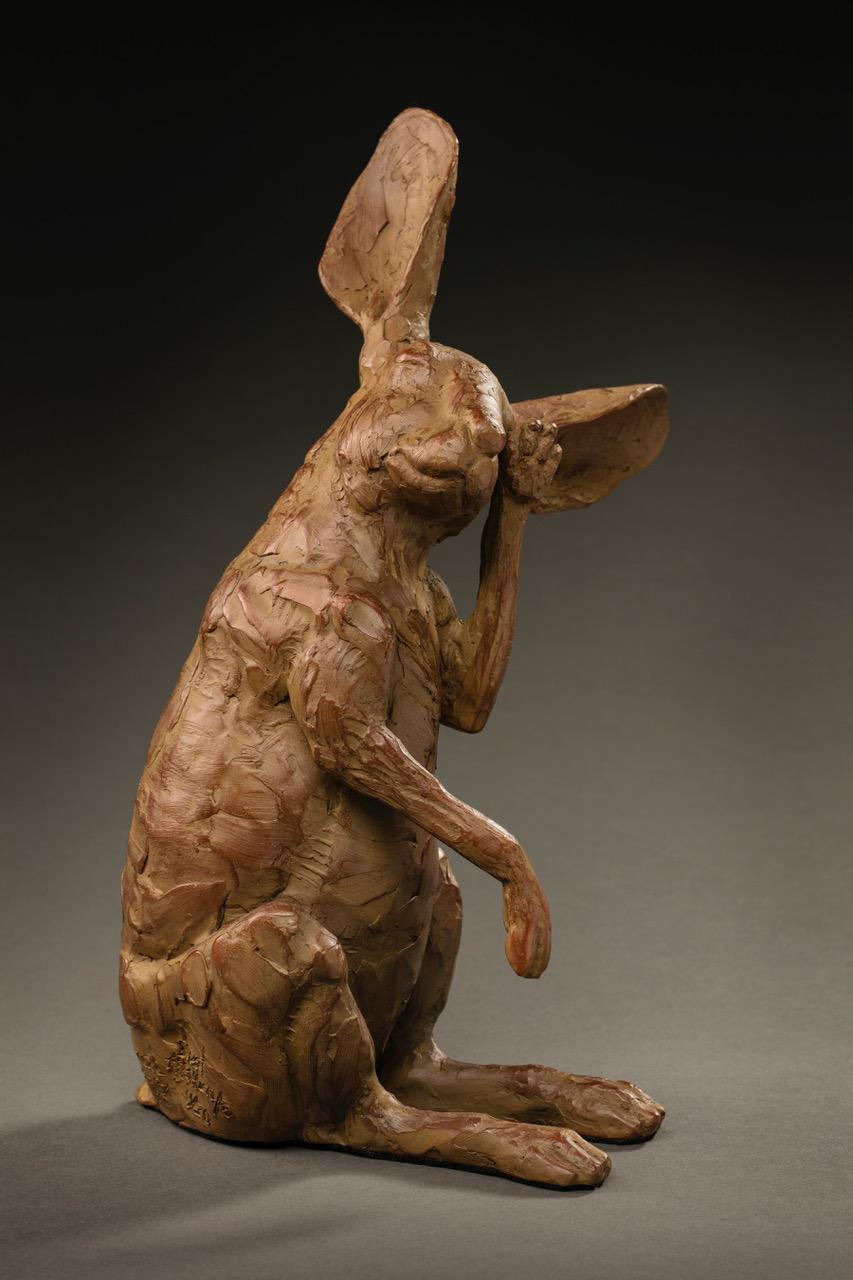 Sleepy Head - Sculpture by Curt Mattson