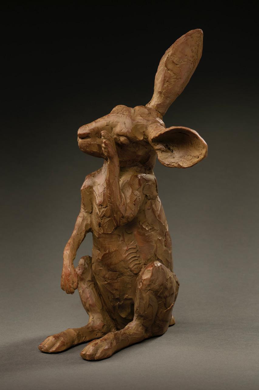 Sleepy Head - Contemporary Sculpture by Curt Mattson
