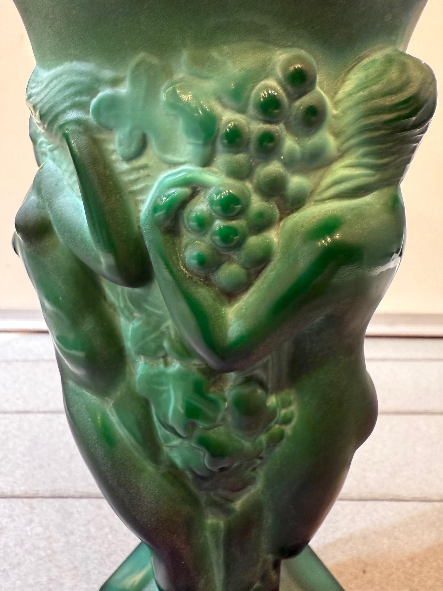Curt Schlevogt Vase en verre pressé 