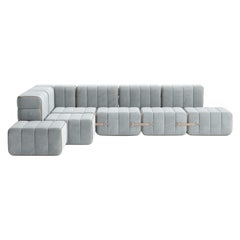 Curt-Set 12 - e.g. Flexible large corner sofa - Barcelona - River - V3347/33