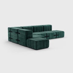 Curt-Set 12, E.G. Flexible Large Corner Sofa, Barcelona, Serpentine, V3347/3