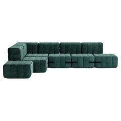 Curt-Set 12, E.G. Flexible Large Corner Sofa, Barcelona, Serpentine, V3347/3