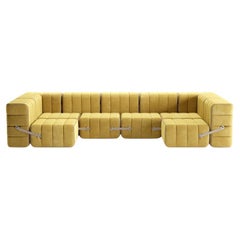 Curt-Set 15 - e.g. Flexible U-shaped sofa - Barcelona - Cornhusk - V3347/50 (Yel