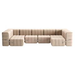 Curt-Set 15 - E.G. Flexible U-Shaped Sofa - Dama - 0029 (Beige / Grey)