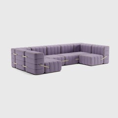Curt-Set 15 - e.g. Flexible U-shaped sofa - Dama - 0039 (Lilac)