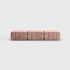 Curt-Set 3 - e.g. Flexible bench - Barcelona - Lotus - V3347/24 'Rose'