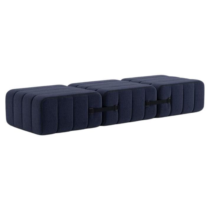 Curt-Set 3, E.G. Flexible Bench, Dama, 0048 'Dark Blue' For Sale