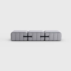 Curt-Set 3 - e.g. Flexible bench - Jet - 9803 'Grey'