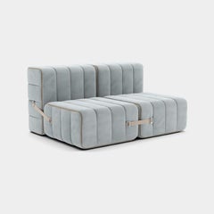 Curt-Set 4 - e.g. Flexible 2-seater - Barcelona - River - V3347/33 (Light blue)