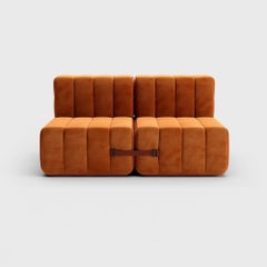 Curt-Set 4 - e.g. Flexible 2-seater - Barcelona - Russet - V3347/17 'Red'
