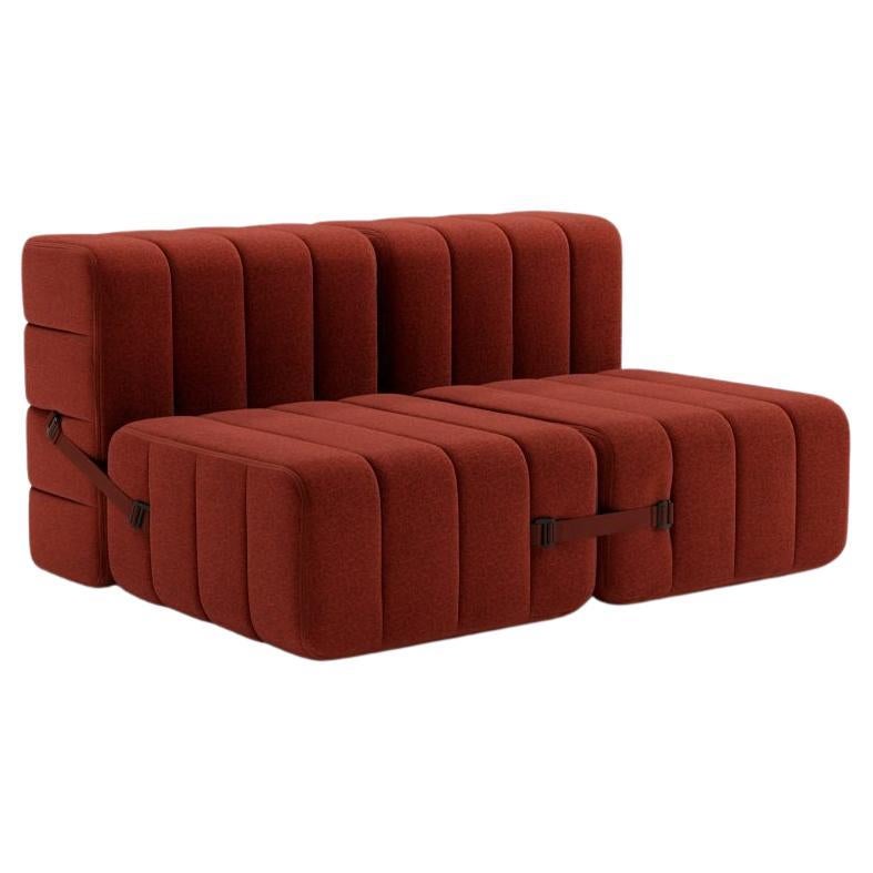 Curt-Set 4 - e.g. Flexible 2-seater - Dama - 0058 'Red' For Sale