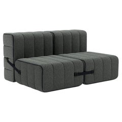 Curt-Set 4 - E.G. Flexible 2-Seater - Sera - Gravel 
Grey
