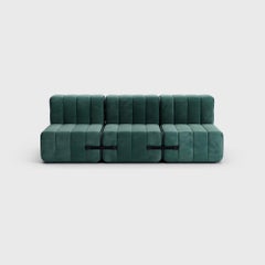 Curt-Set 6 - e.g. Flexible 3-seater - Barcelona - Serpentine - V3347/39 (Green)