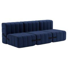 Curt-Set 6 - E.G. Flessibile a 3 posti - Jet - 6098 "Dark Blue