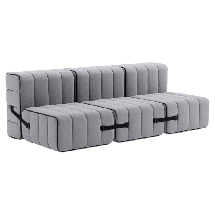 Curt-Set 6 - e.g. Flexible 3-seater - Jet - 9803 (Grey) For Sale