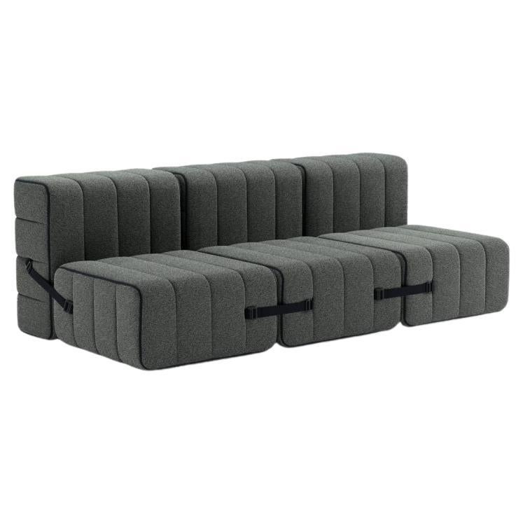 Curt-Set 6 - E.G. Flexible 3-Seater - Sera - Gravel 'Grey'