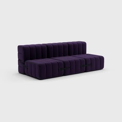 Curt Set 6 Modules, Fabric Jet '9607 Blue / Purple', Curt Modular Sofa System