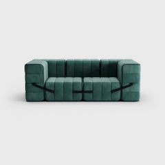 Curt-Set 7 - E.G. Flexible 2-Seater with Armrests - Barcelona - Serpentine - V33