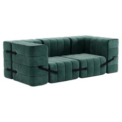 Curt-Set 7 - E.G. Flexible 2-Seater with Armrests - Barcelona - Serpentine - V33