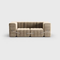 Curt-Set 7 - E.G. Flexible 2-Seater with Armrests - Barcelona - Vole - V3347/15