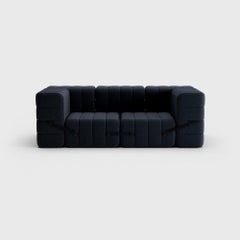 Curt-Set 7 - E.G. Flexible 2-Seater with Armrests - Jet - 9806 'Dark Grey'