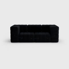 Curt-Set 7 - E.G. Flexible 2-Seater with Armrests - Sera - Ebony 'Black'