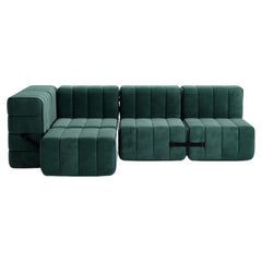 Curt-Set 9 - E.G. Flexible Small Corner Sofa - Barcelona - Serpentine - V3347/39