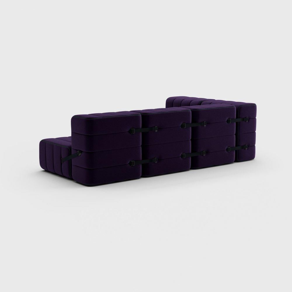 purple corner sofas