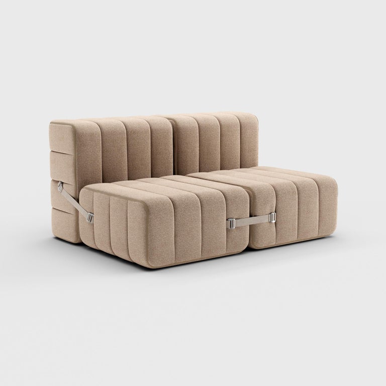 Curt Single Module, Fabric Dama '0029 Beige / Grey', Curt Modular Sofa ...