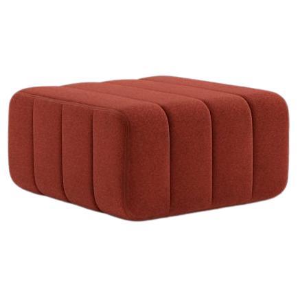 Curt Single Module, Fabric Dama '0058 Red' - Curt Modular Sofa System For Sale