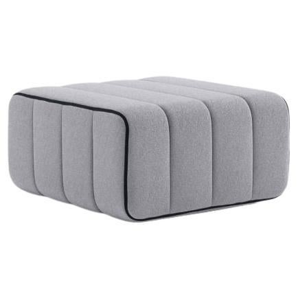 Curt Single Module – Fabric Jet '9803 Grey' – Curt Modular Sofa System For Sale