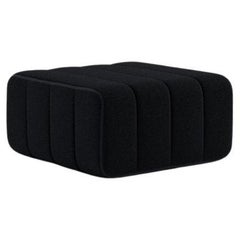 Curt Single Module, Fabric Sera 'Ebony Black', Curt Modular Sofa System