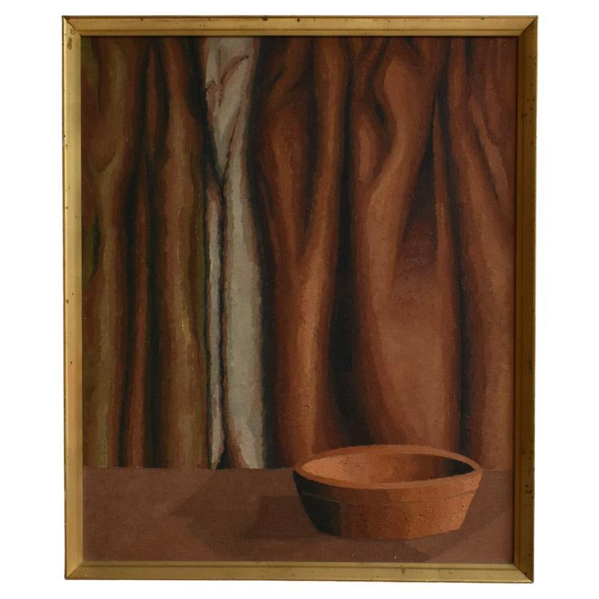 Vorhang und Schalenbild, 1970er Jahre im Angebot