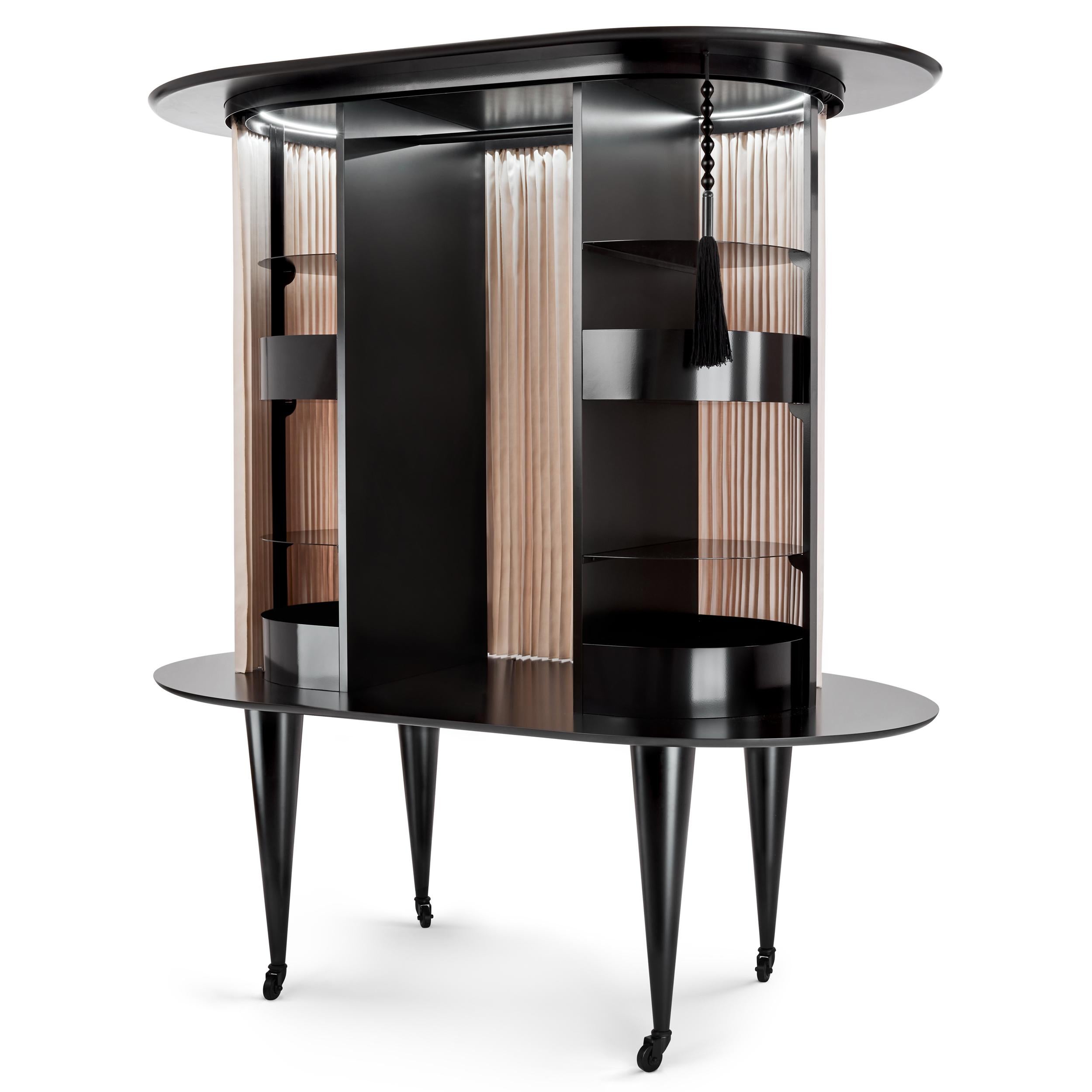 Introducing the Curtain Closet 04 from the Curtain Closets Collection

The Curtain Closet 04 is a part of my Curtain Closets Collection, a series of innovative 2-in-1 (3-in-1) designs that combine the functionality of a wardrobe with the elegance of