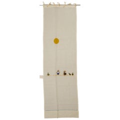 Embroidered Curtain for a Baby Room with Teddy Bears