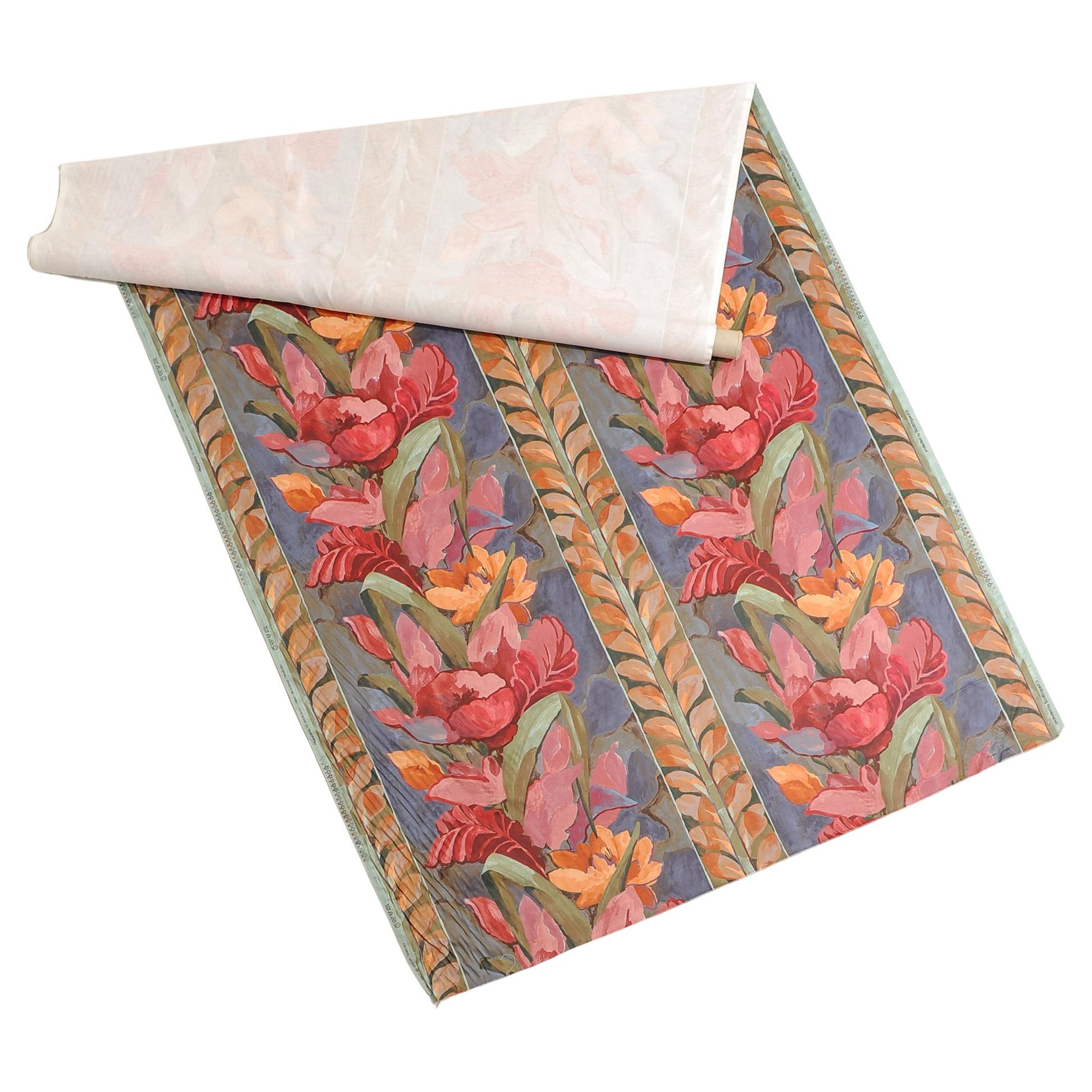  Tissu en textile italien avec des fleurs pour un rideau inhabituel : Faites une offre en vente