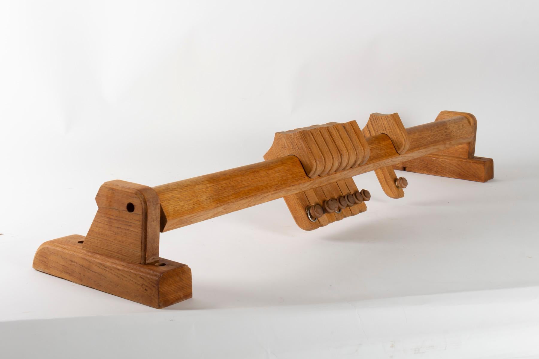Curtain Rod by Guillerme and Chambron, 1960 In Good Condition For Sale In Saint-Ouen, FR