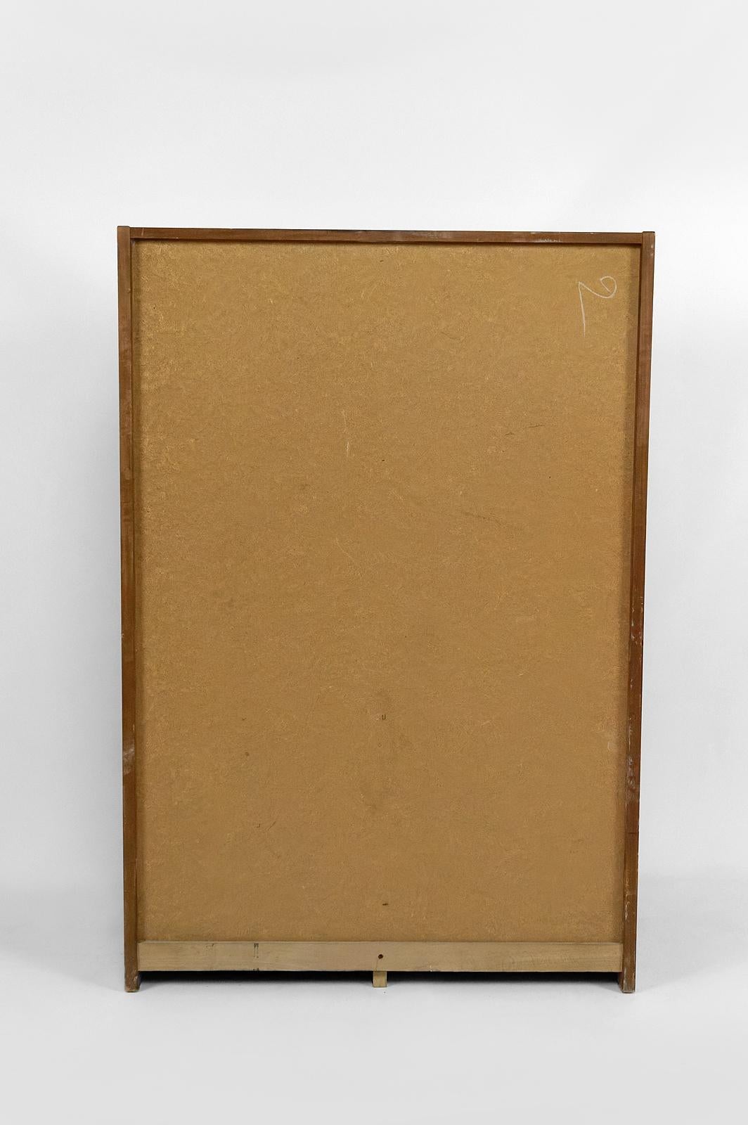 Gebogener Aktenschrank / doppelter Notenschrank, Art déco / Industriell, 1940er Jahre im Angebot 3