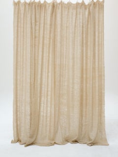 Contemporary Organic Modern Moroccan Handmade Wool Curtains