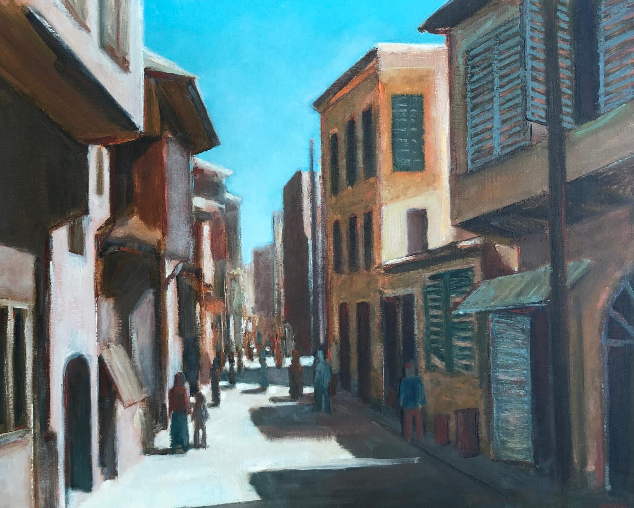 Curtenaz Landscape Painting - Urban scene