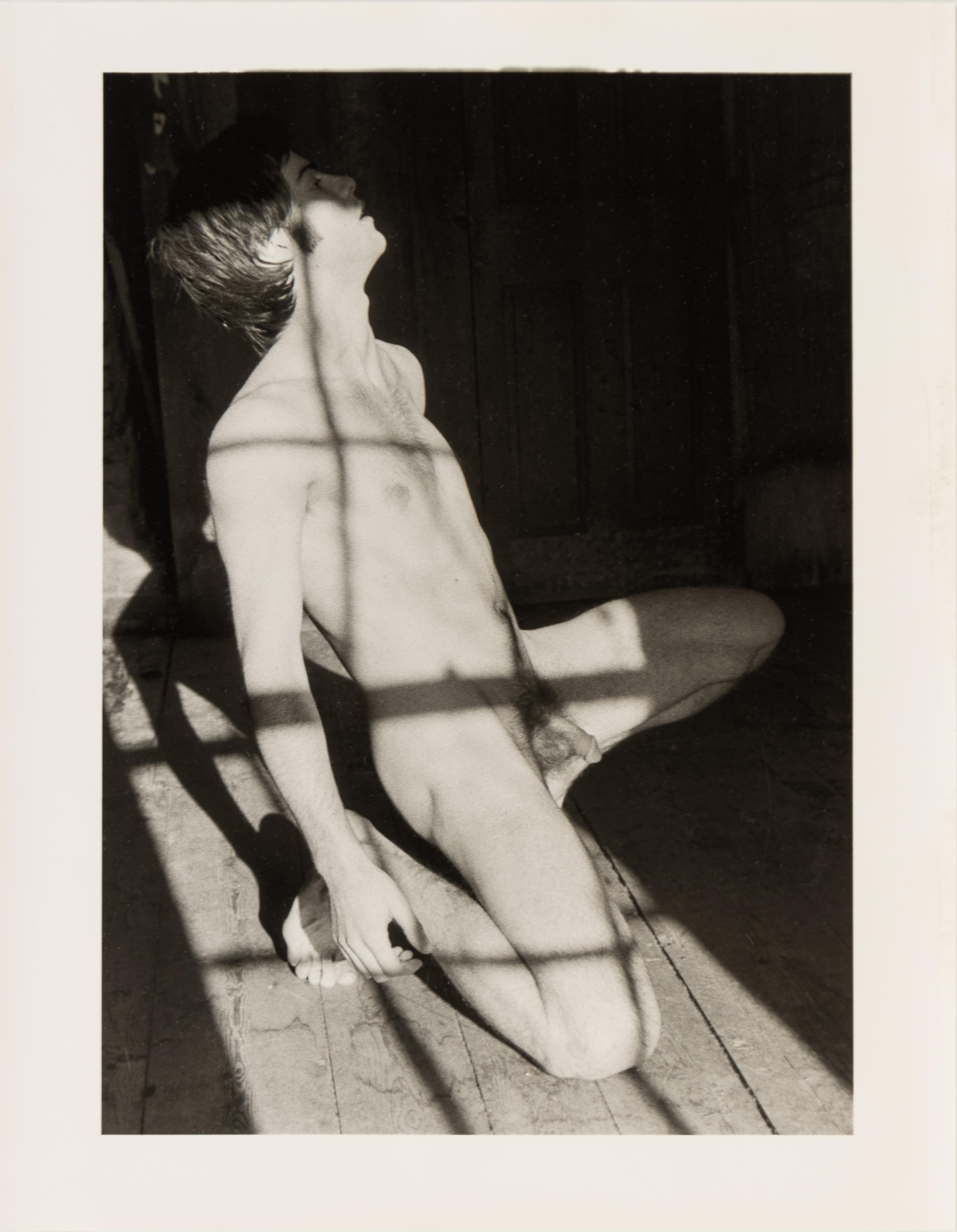 Curtice Taylor Nude Photograph - Untitled (Alan in the Barn)