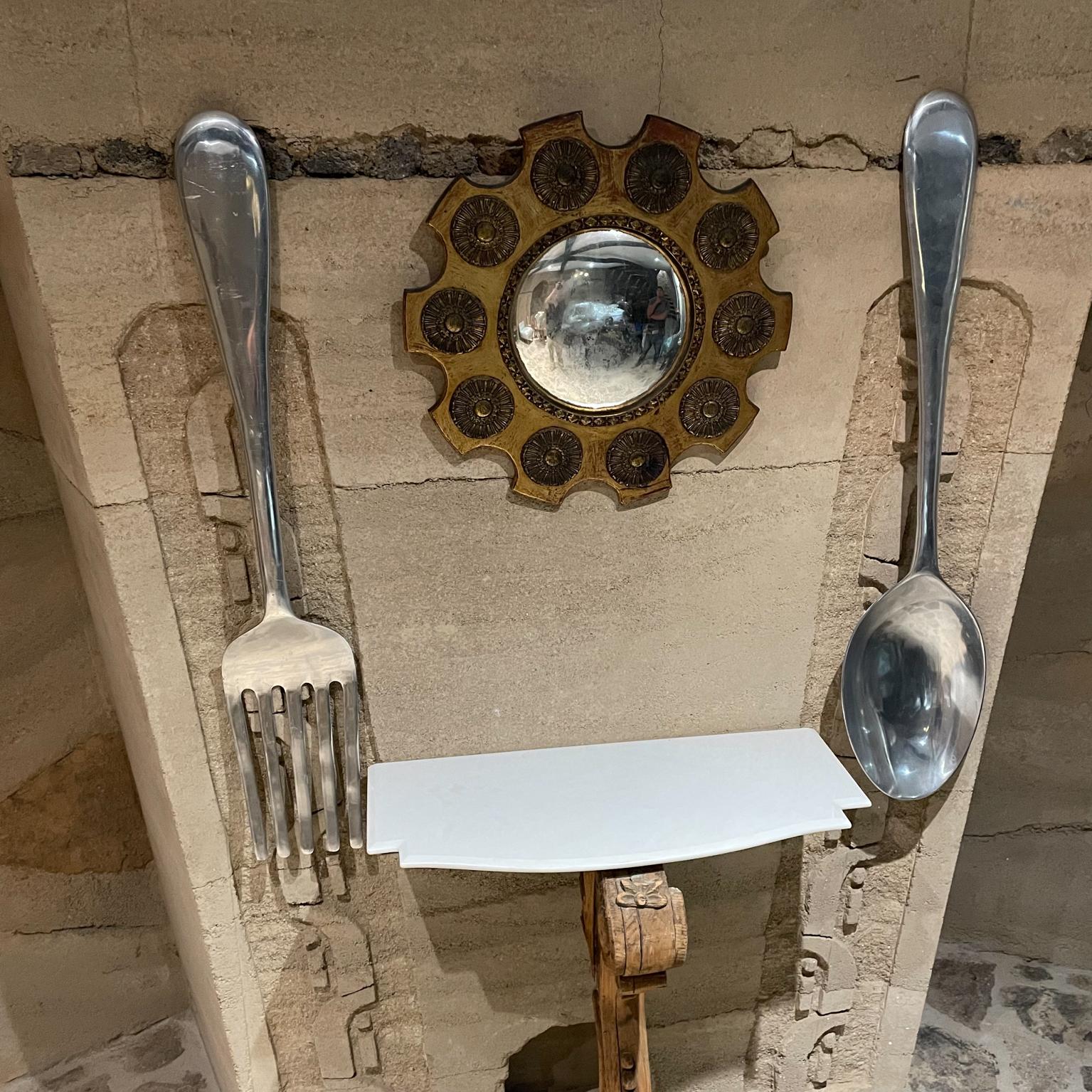 big fork and spoon wall decor