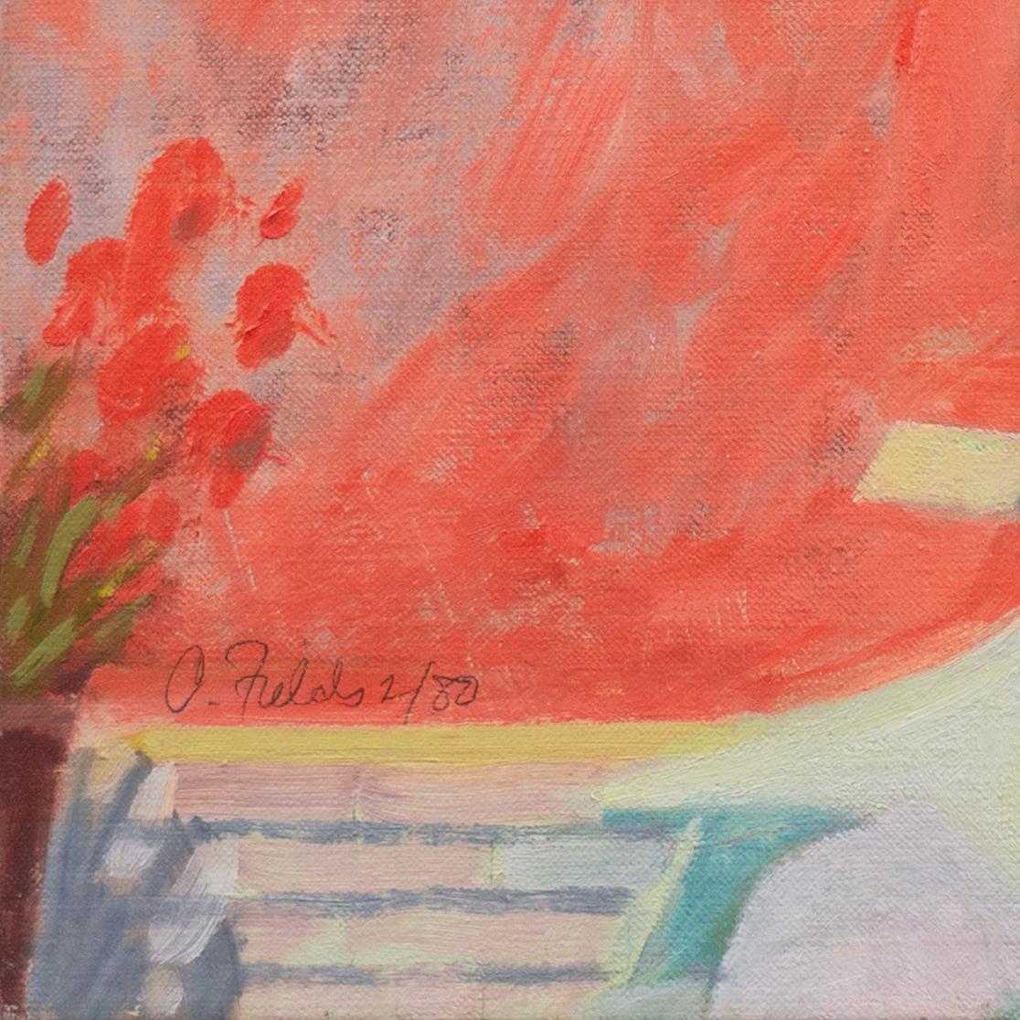 'Vacation II', New York Modernism, ASL, Montreal Museum of Art - Painting by Curtis Fields
