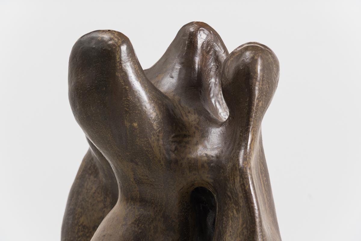 Glazed Curtis Fontaine, Untitled Vessel #7, USA For Sale