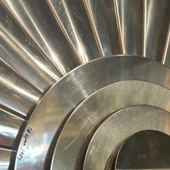 Curtis Jere 1989 Brass Fan Wall Hanging Signed & Dated