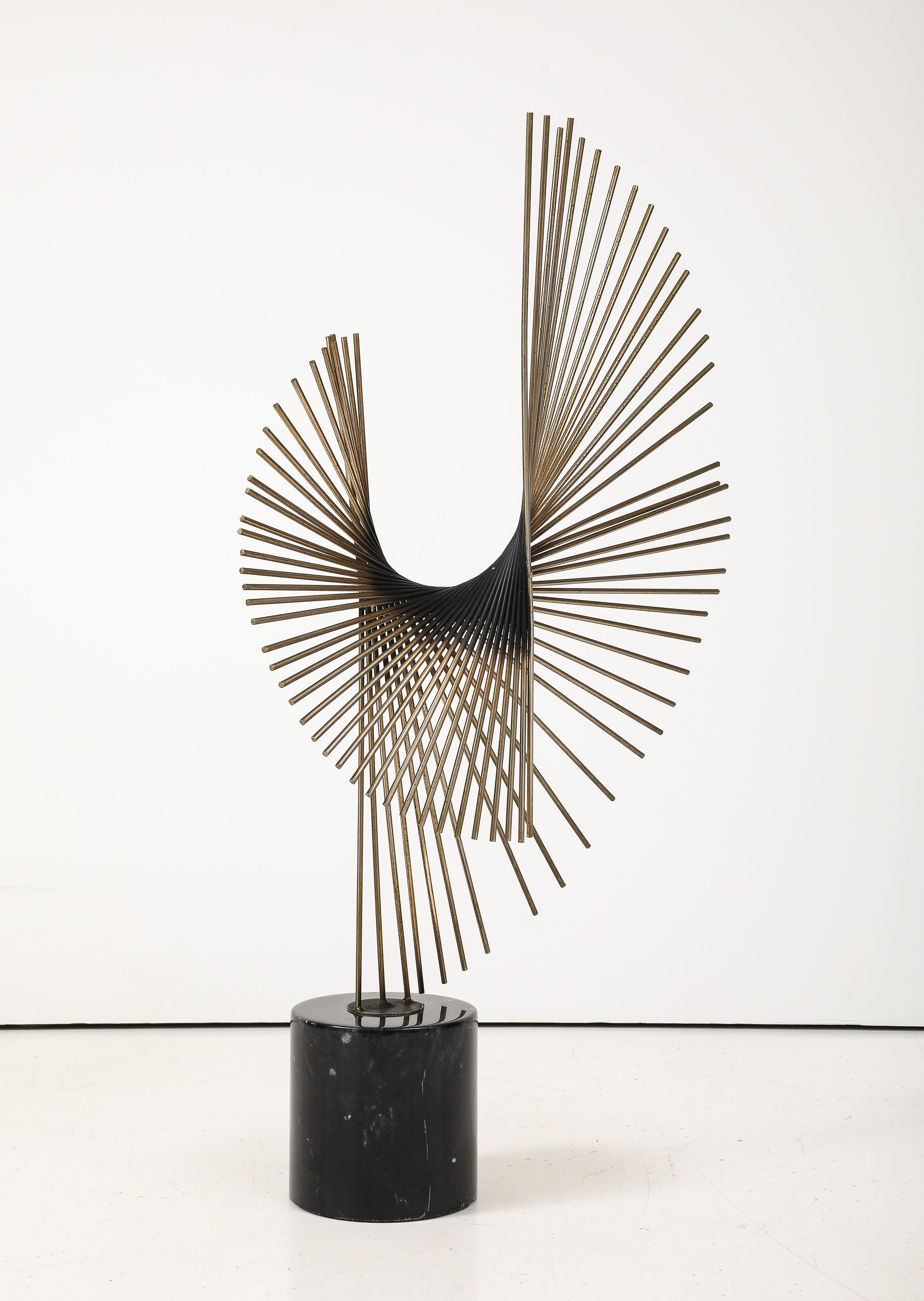 Sculpture de table moderniste de Curtis Jere, 1989 en vente 4