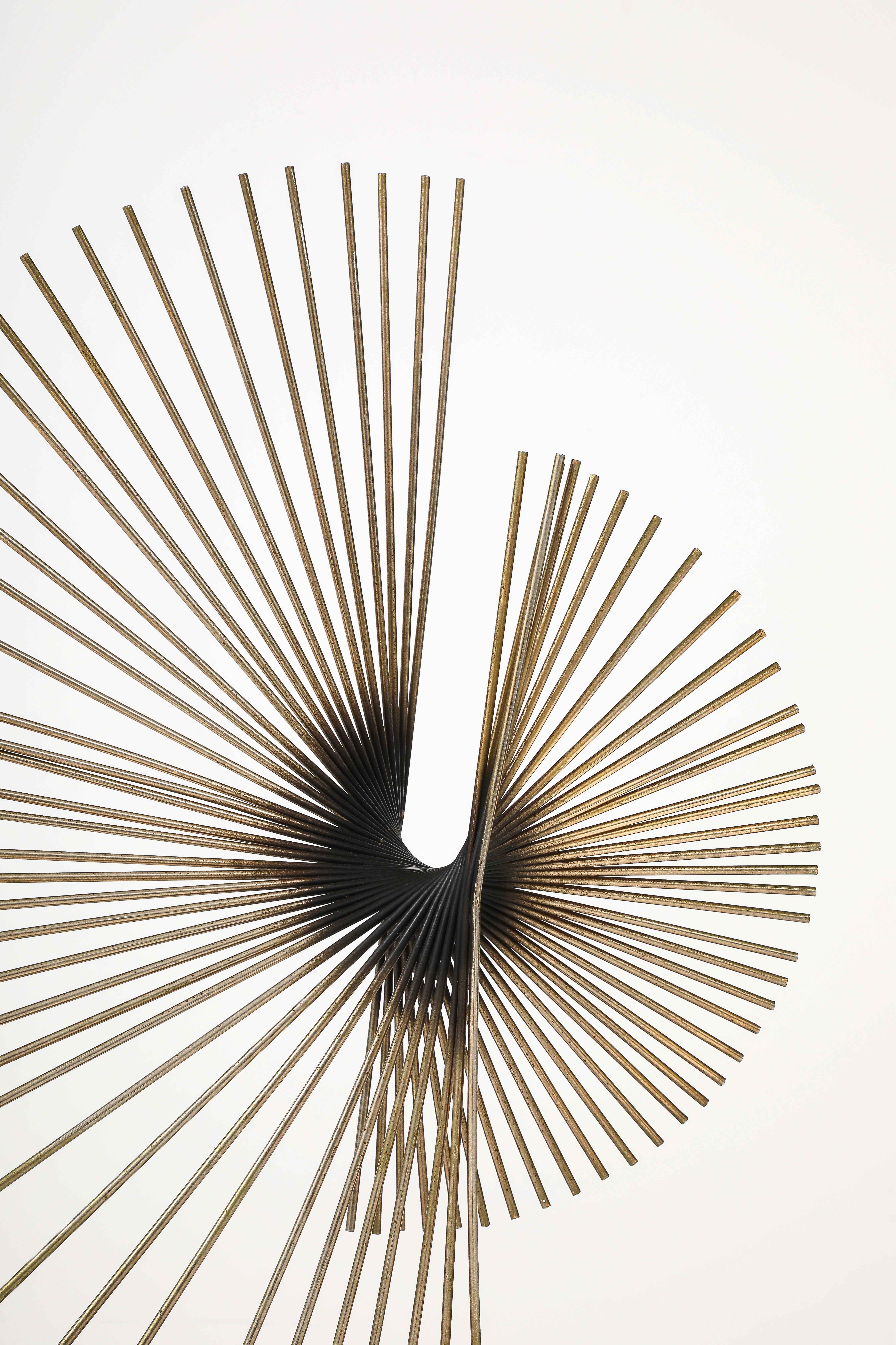 Sculpture de table moderniste de Curtis Jere, 1989 en vente 6