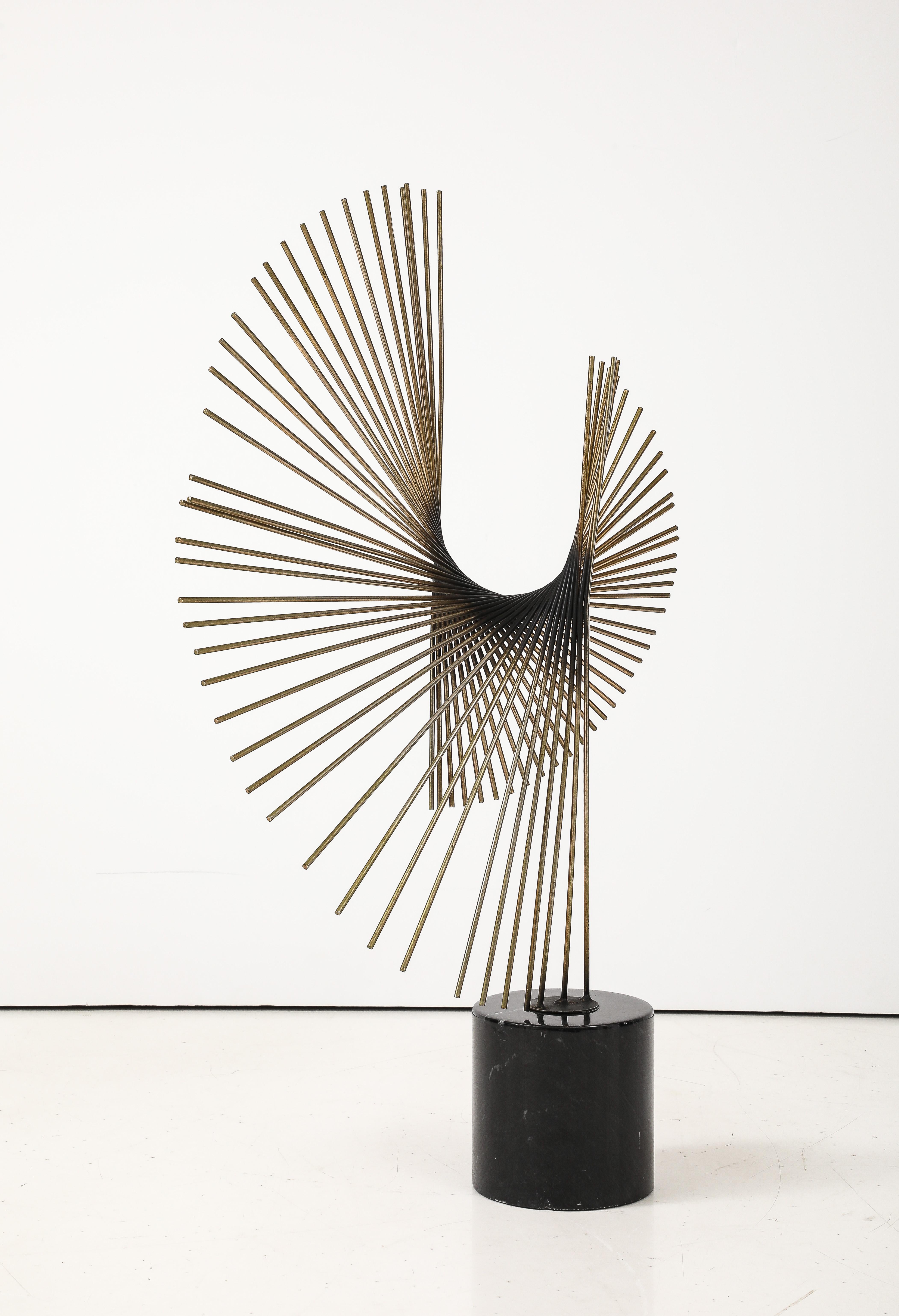 Sculpture de table moderniste de Curtis Jere, 1989 en vente 7