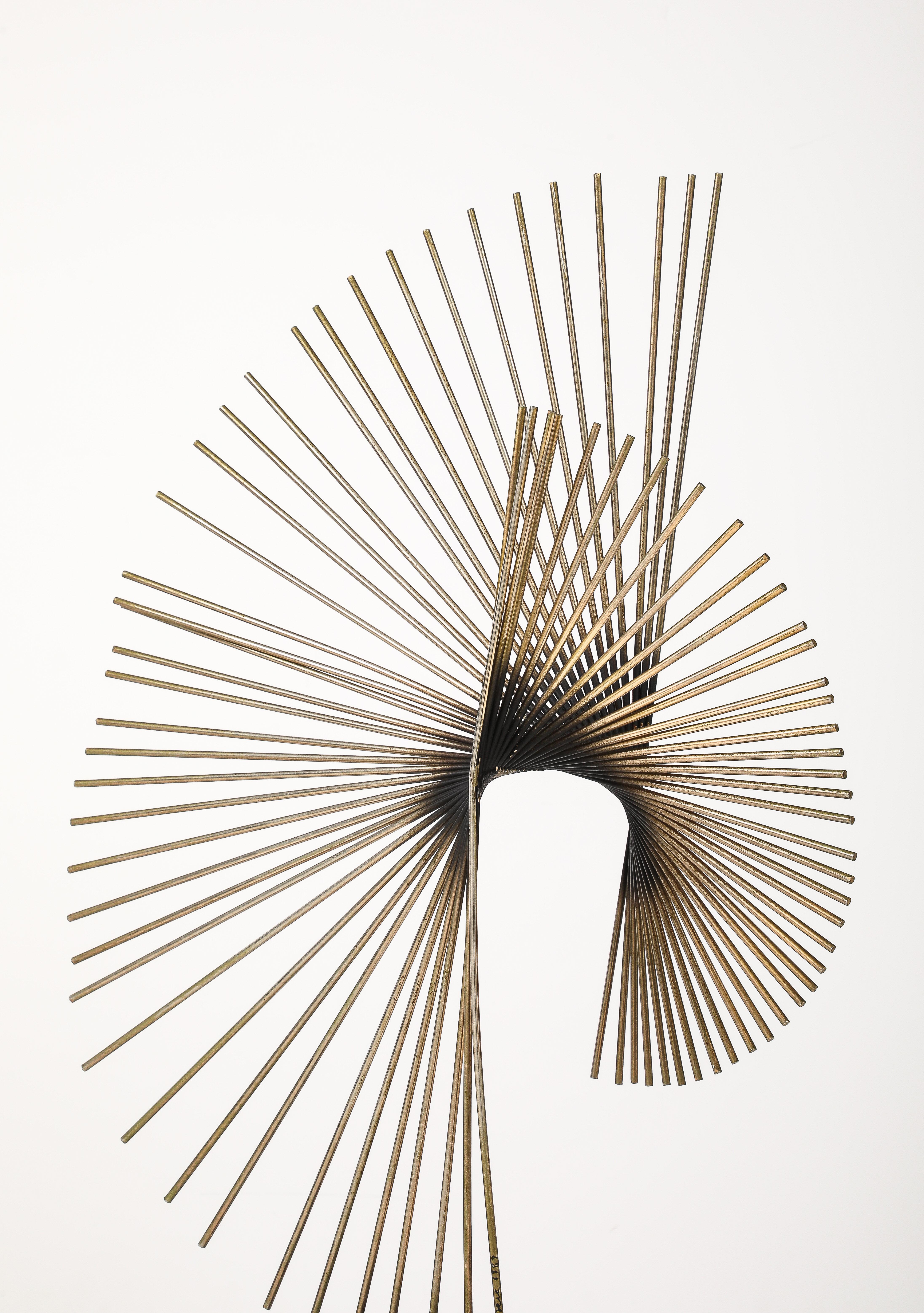Sculpture de table moderniste de Curtis Jere, 1989 État moyen - En vente à New York, NY
